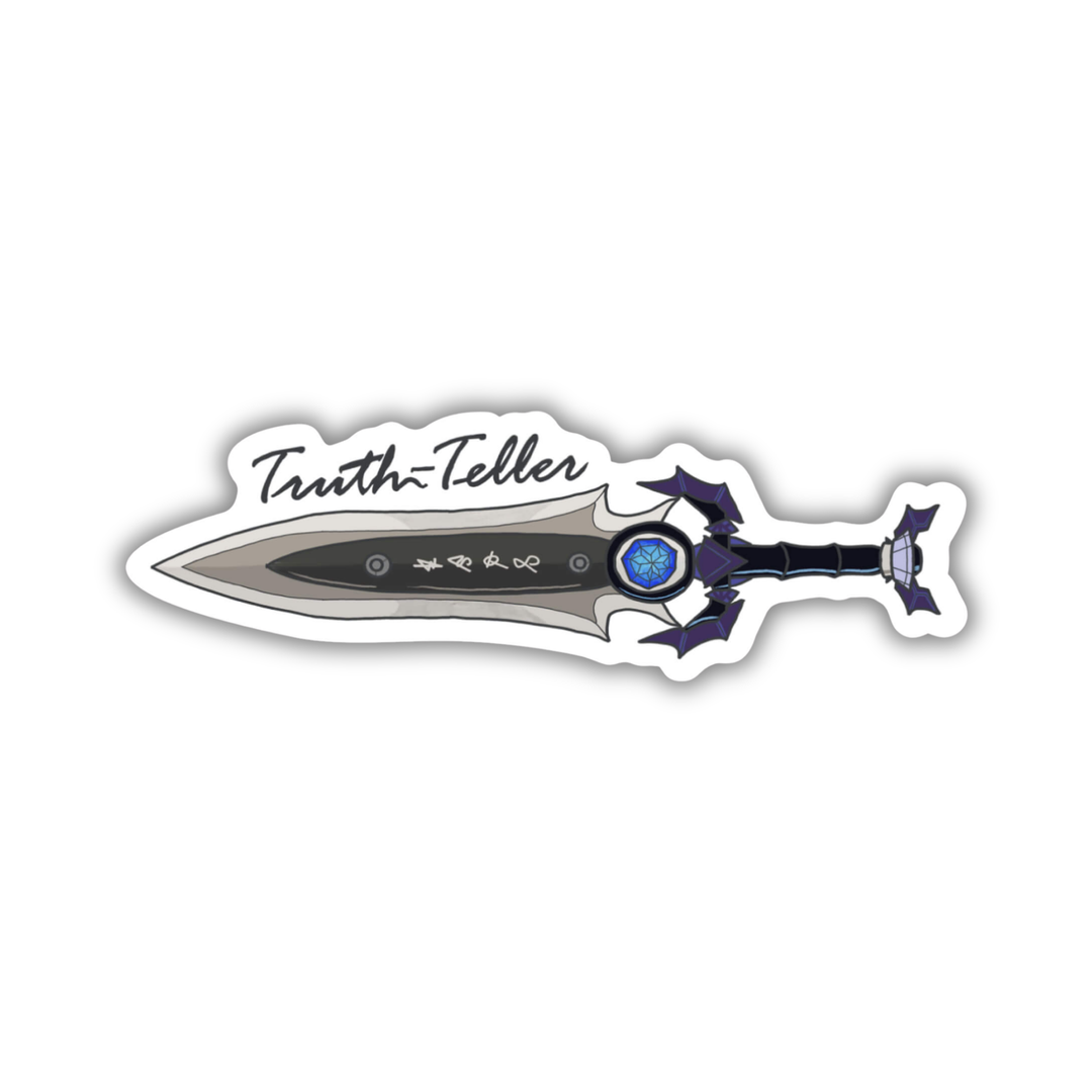 Truth-Teller Dagger Sticker