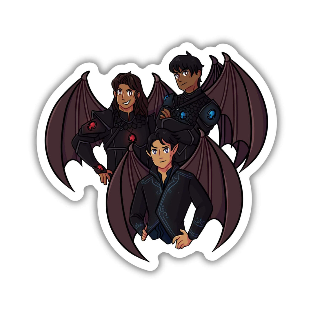 Bat Boys Illyrian Warriors Sticker | A Court of Thorns & Roses