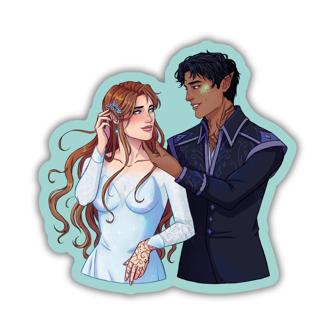 Feyre & Rhysand Sticker | ACOTAR
