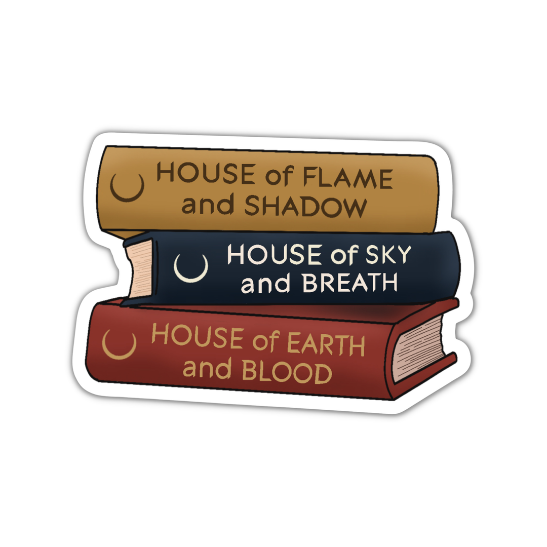 Crescent City Series Stack Sticker | Sarah J. Maas
