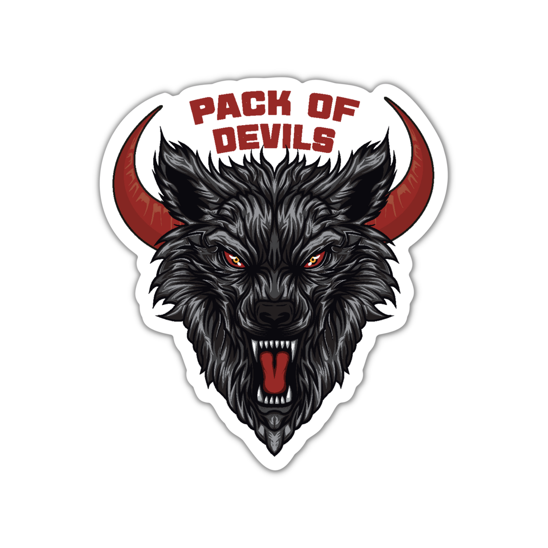 Pack of Devils Logo Sticker | Crescent City
