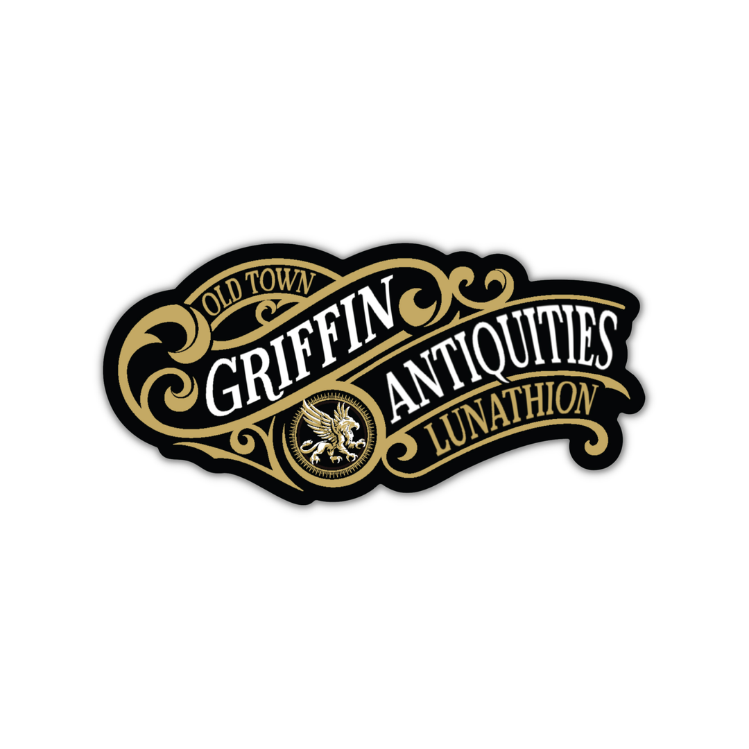 Griffin Antiquities Logo Sticker | Crescent City