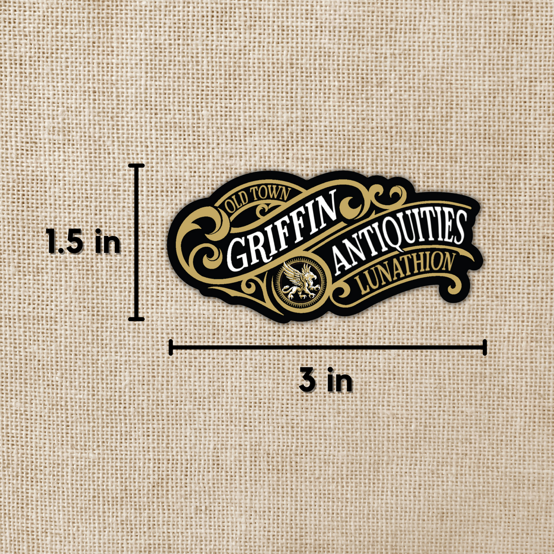 Griffin Antiquities Logo Sticker | Crescent City