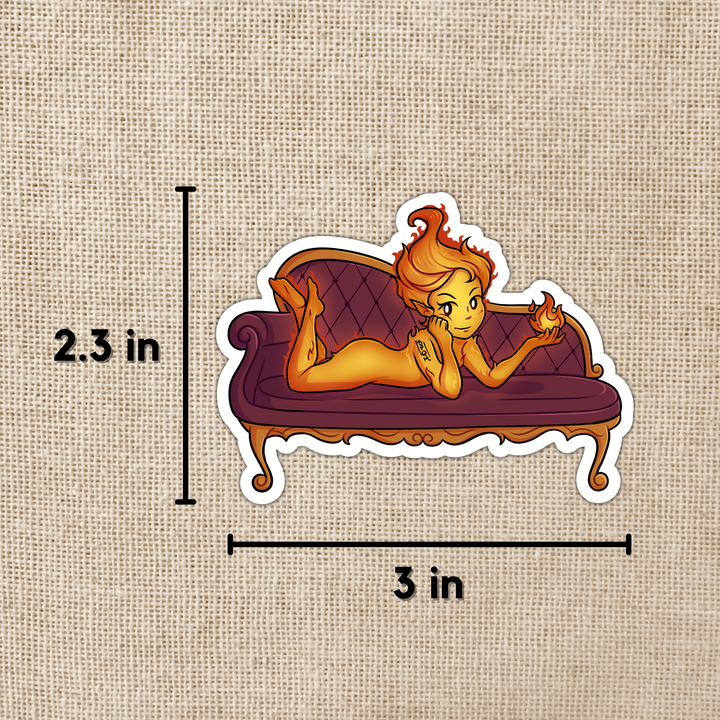 Lehabah on Divan Character Art Sticker | Crescent City