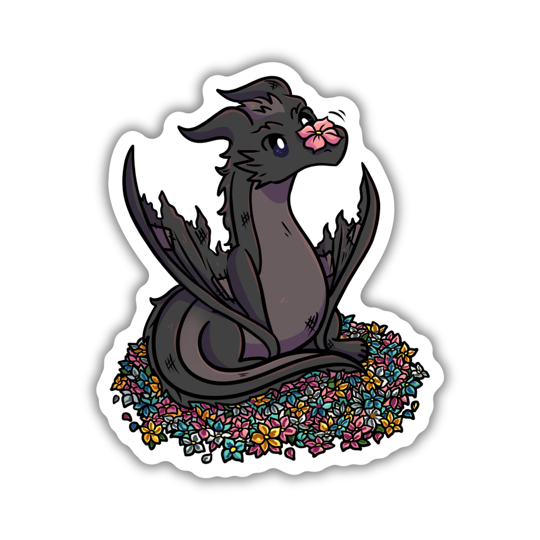 Abraxos With Flower On Nose Sticker | Throne of Glass