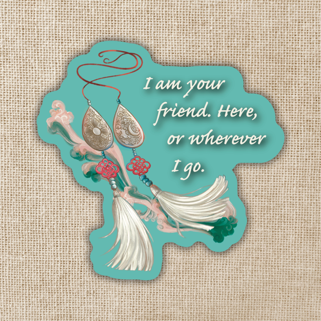 Sky Drop Tassels Sticker | Daughter of the Moon Goddess