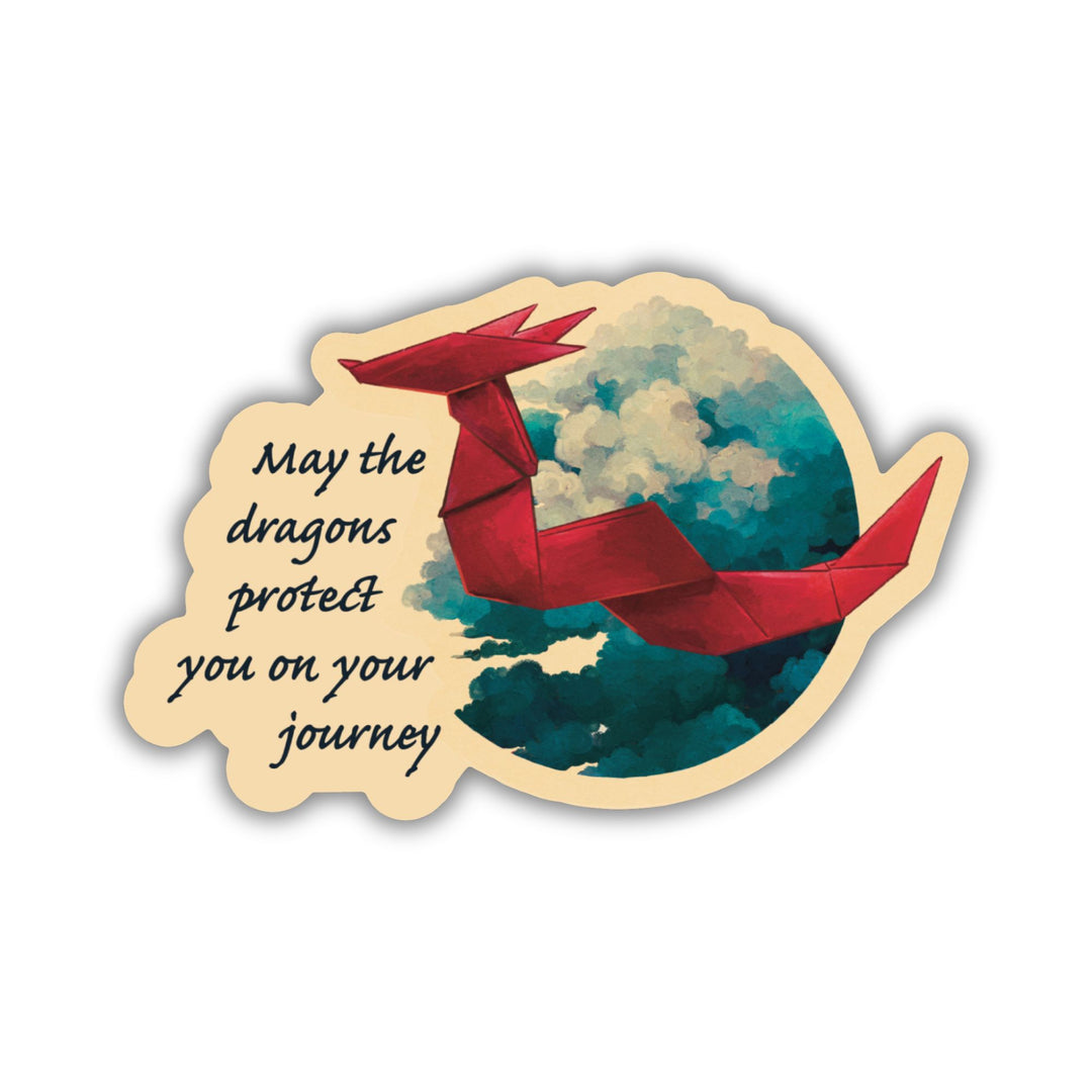 Dragons Protect You Sticker | Daughter of the Moon Goddess