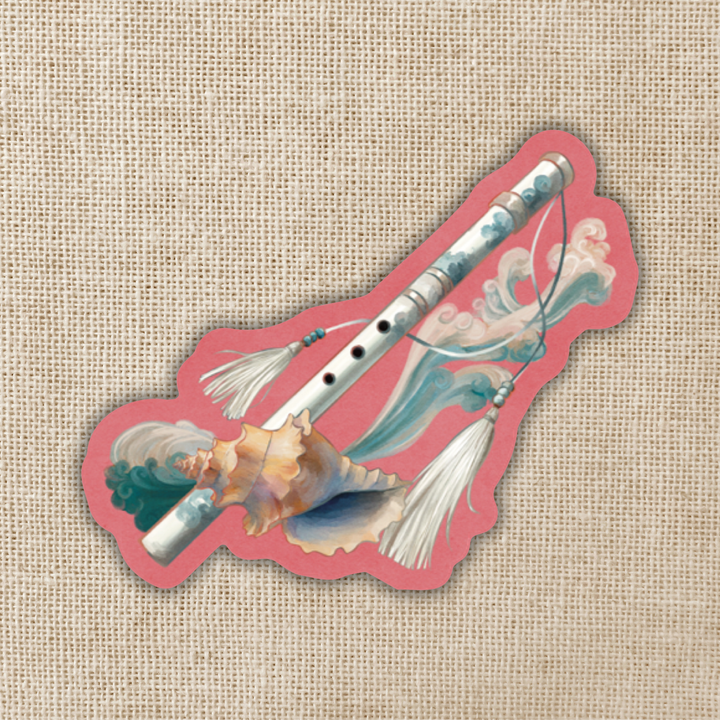 Xingyin’s Flute Sticker | Daughter of the Moon Goddess