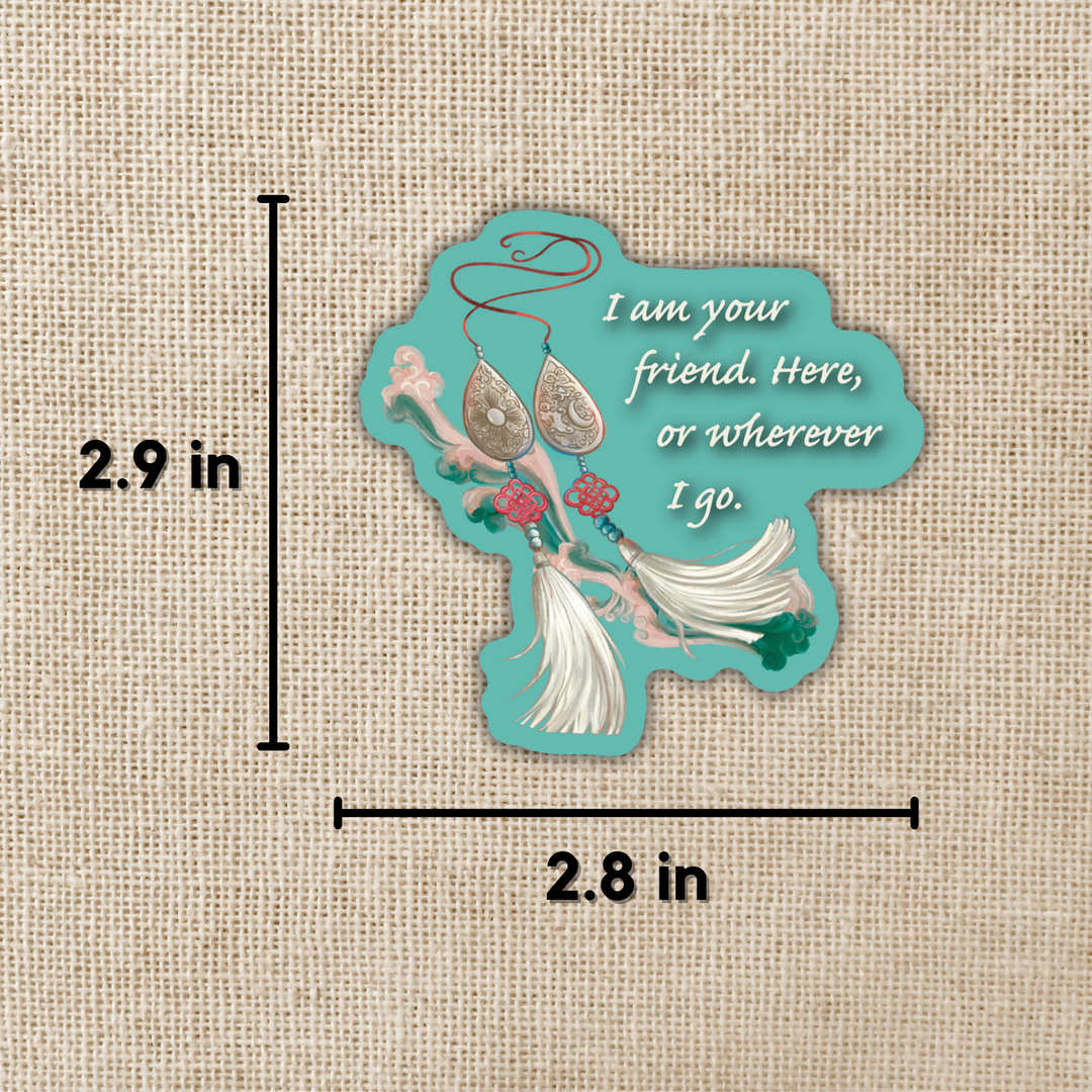 Sky Drop Tassels Sticker | Daughter of the Moon Goddess