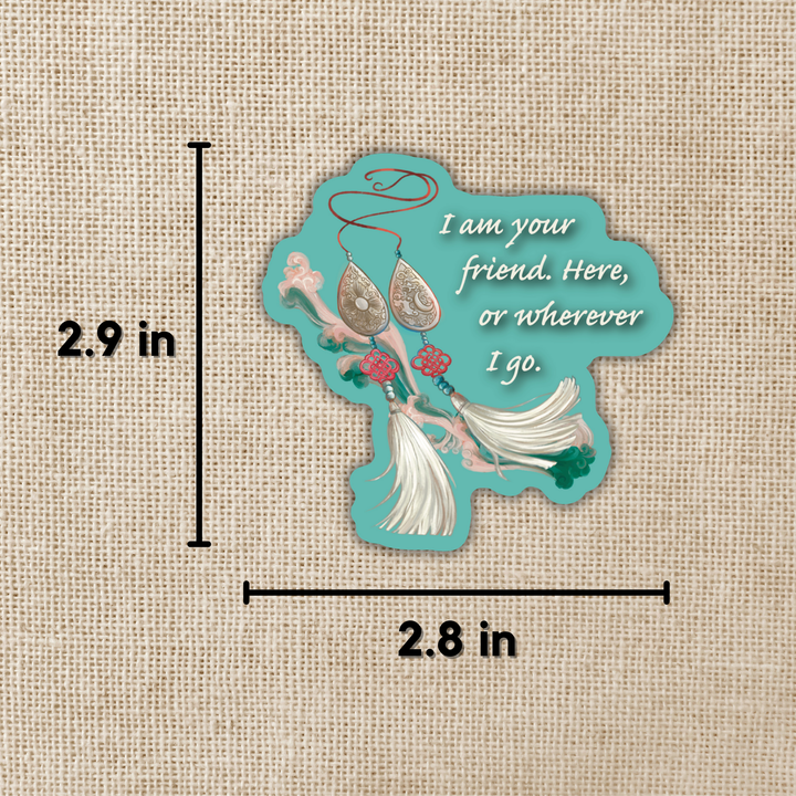 Sky Drop Tassels Sticker | Daughter of the Moon Goddess