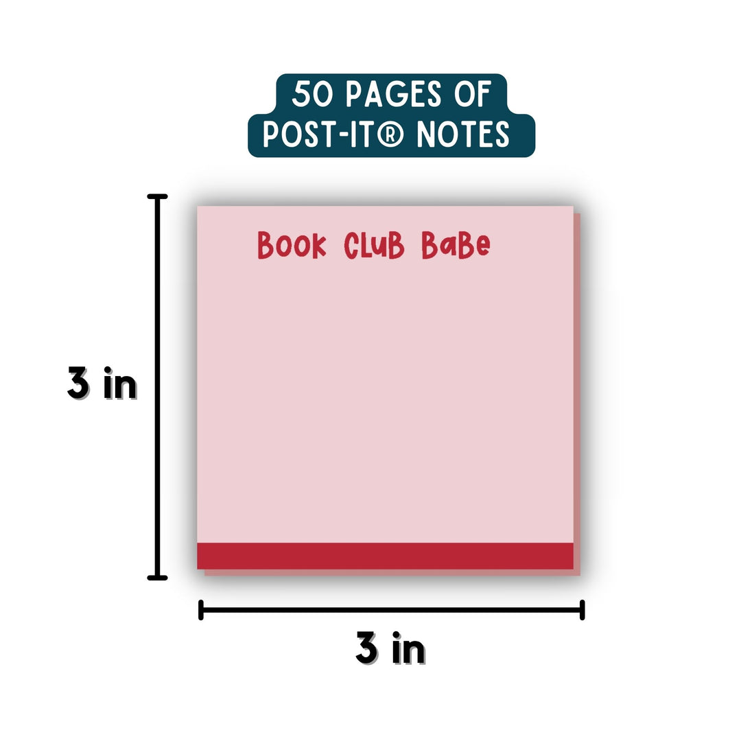 Book Club Babe Sticky Notes