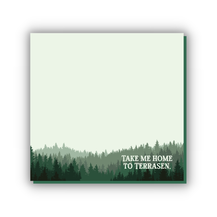Take Me Home to Terrasen Sticky Notes