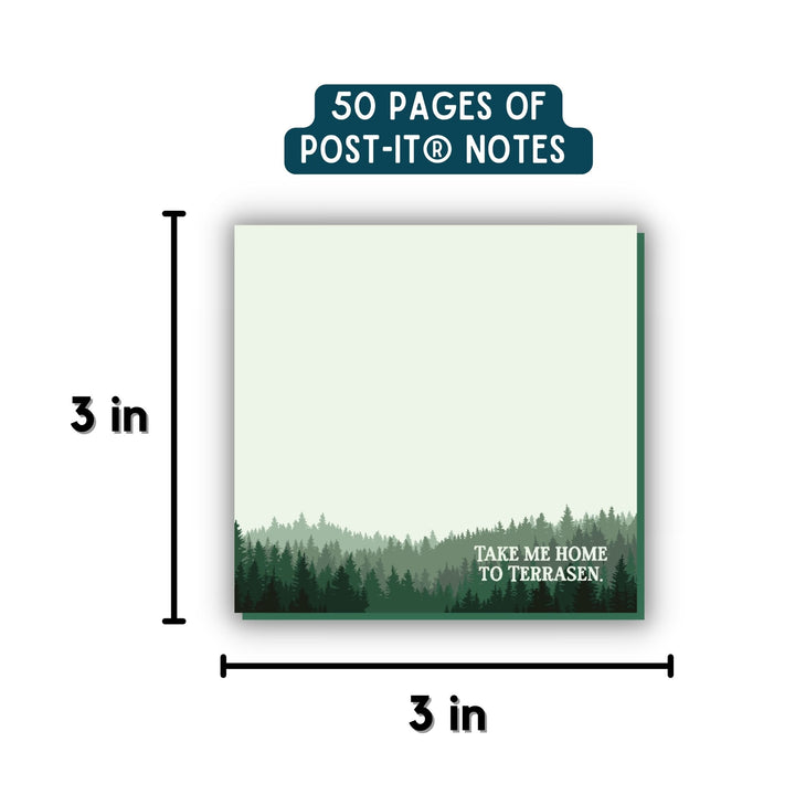 Take Me Home to Terrasen Sticky Notes