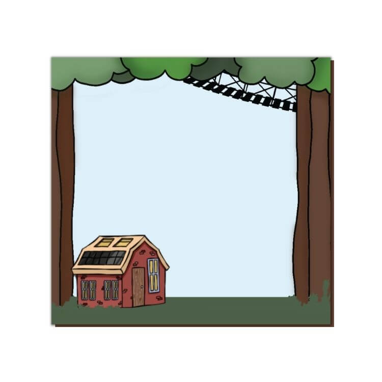 Ground House Forest Sticky Notes | In The Lives of Puppets