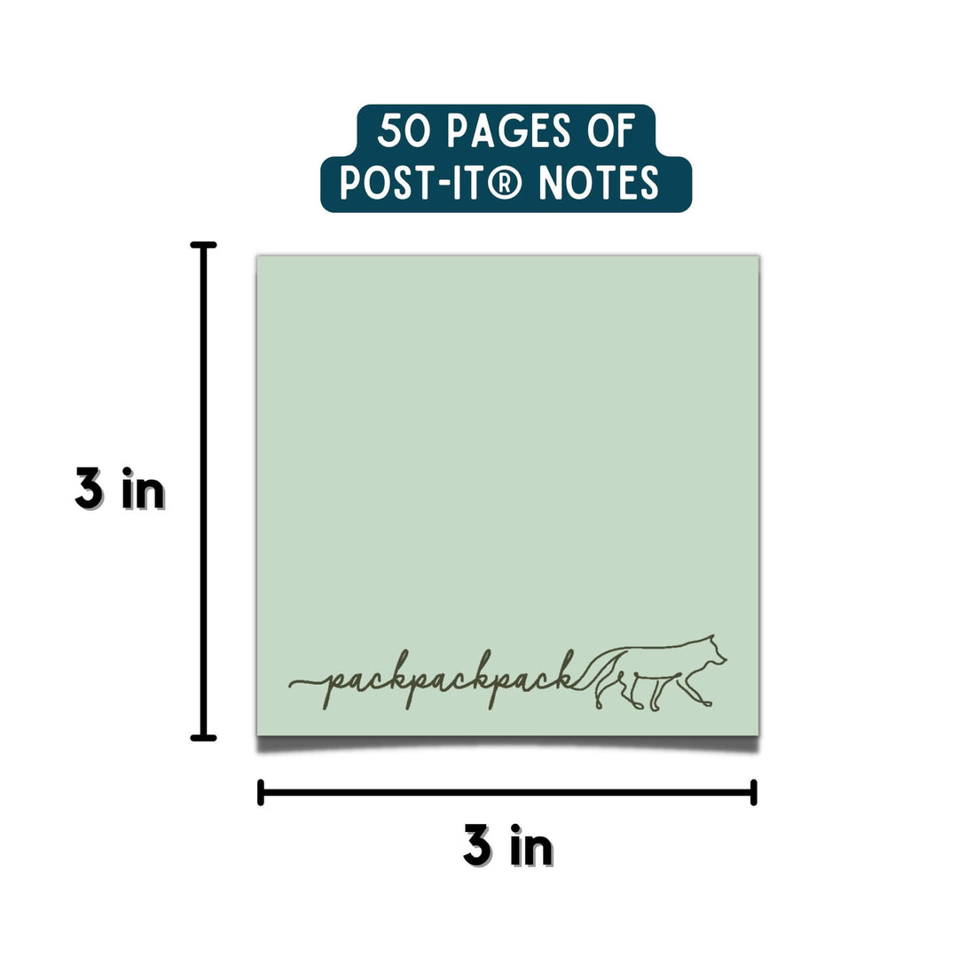 PackPackPack Green Creek Sticky Notes