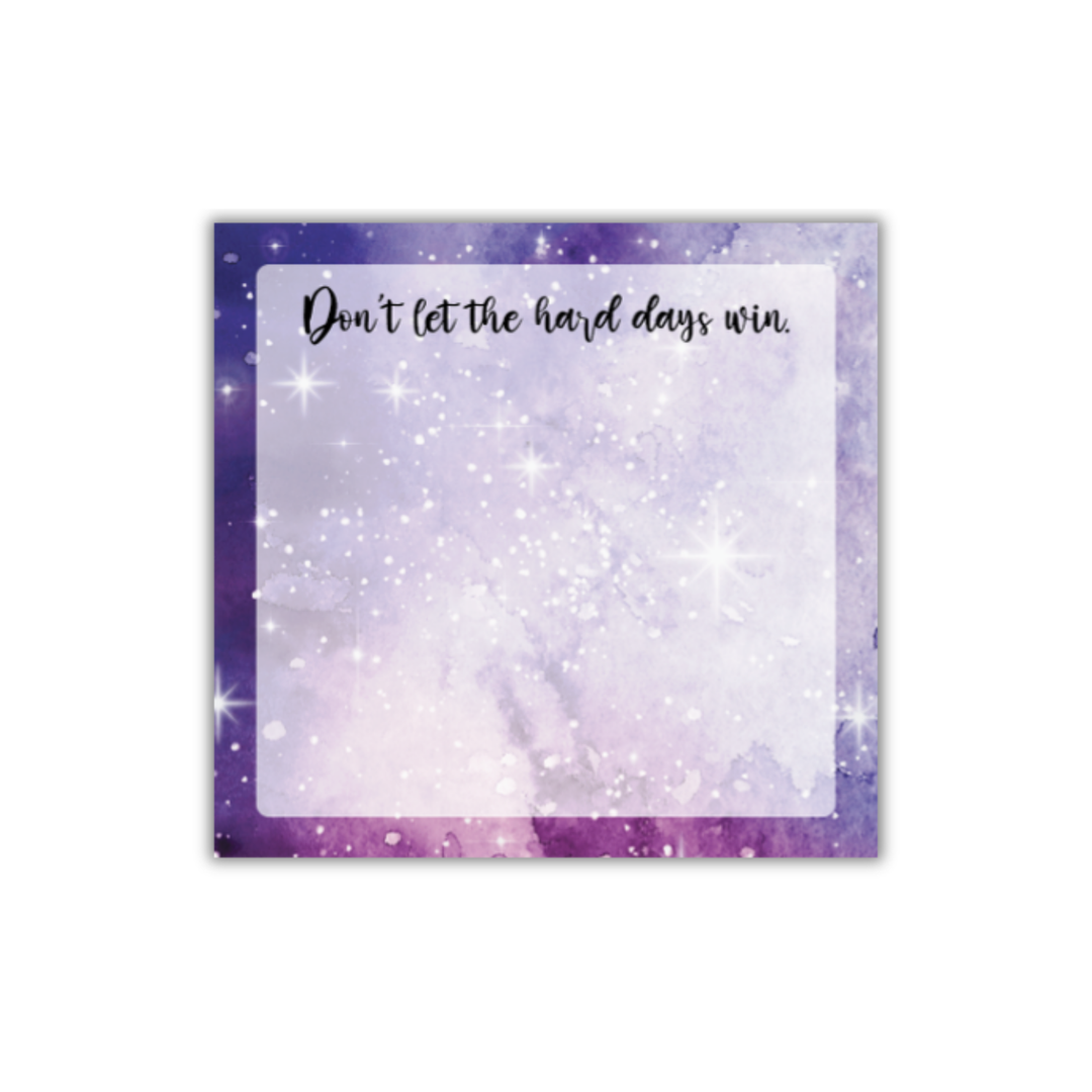 Don't Let The Hard Days Win Sticky Notes | ACOTAR