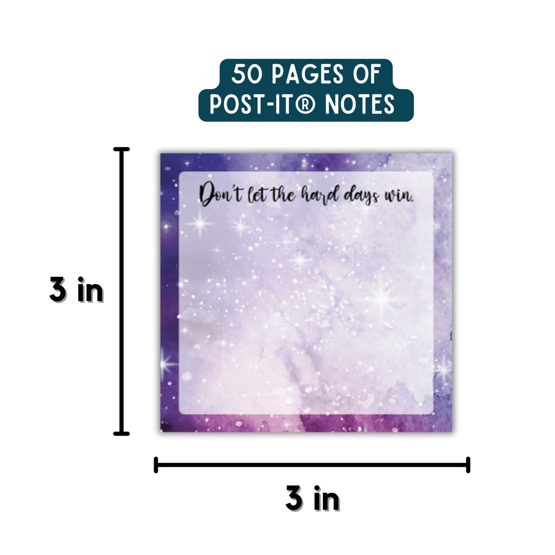 Don't Let The Hard Days Win Sticky Notes | ACOTAR