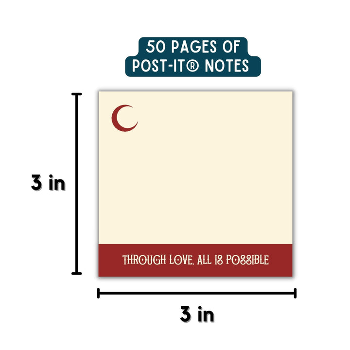 Through Love All is Possible Sticky Notes | Crescent City
