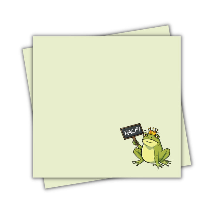 Kingsley with HALP Sign Sticky Notes | Assistant to the Villain