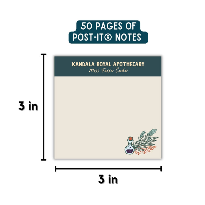 Kandala Royal Apothecary Sticky Notes | Defy The Night
