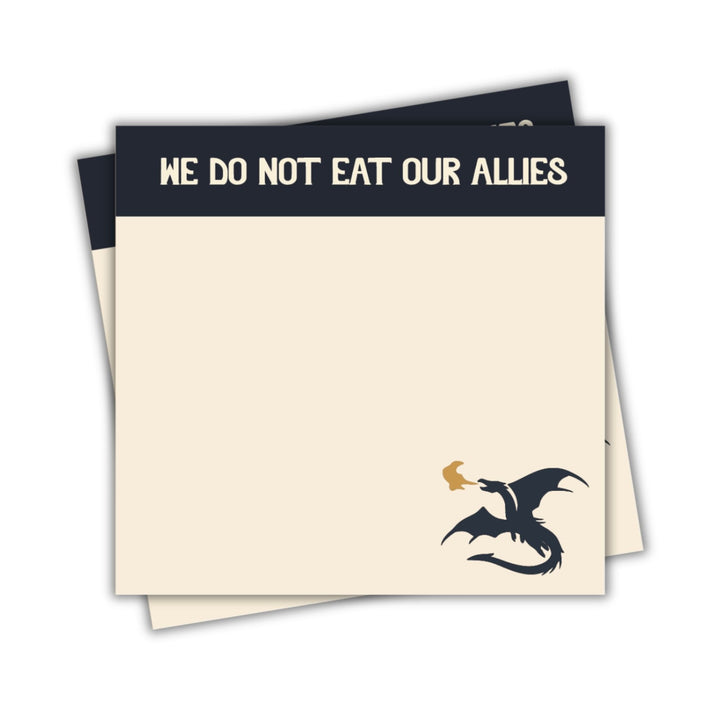 We Do Not Eat Our Allies Sticky Notes | Fourth Wing