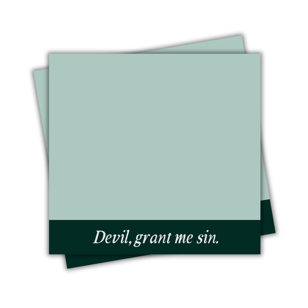 Devil Grant Me Sin Sticky Notes | Throne Of The Fallen