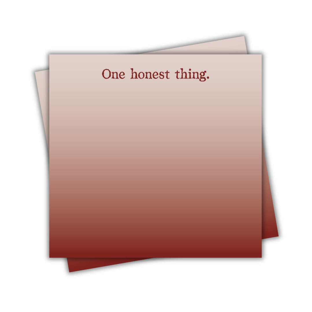 One Honest Thing. Sticky Note | Crowns Of Nyaxia