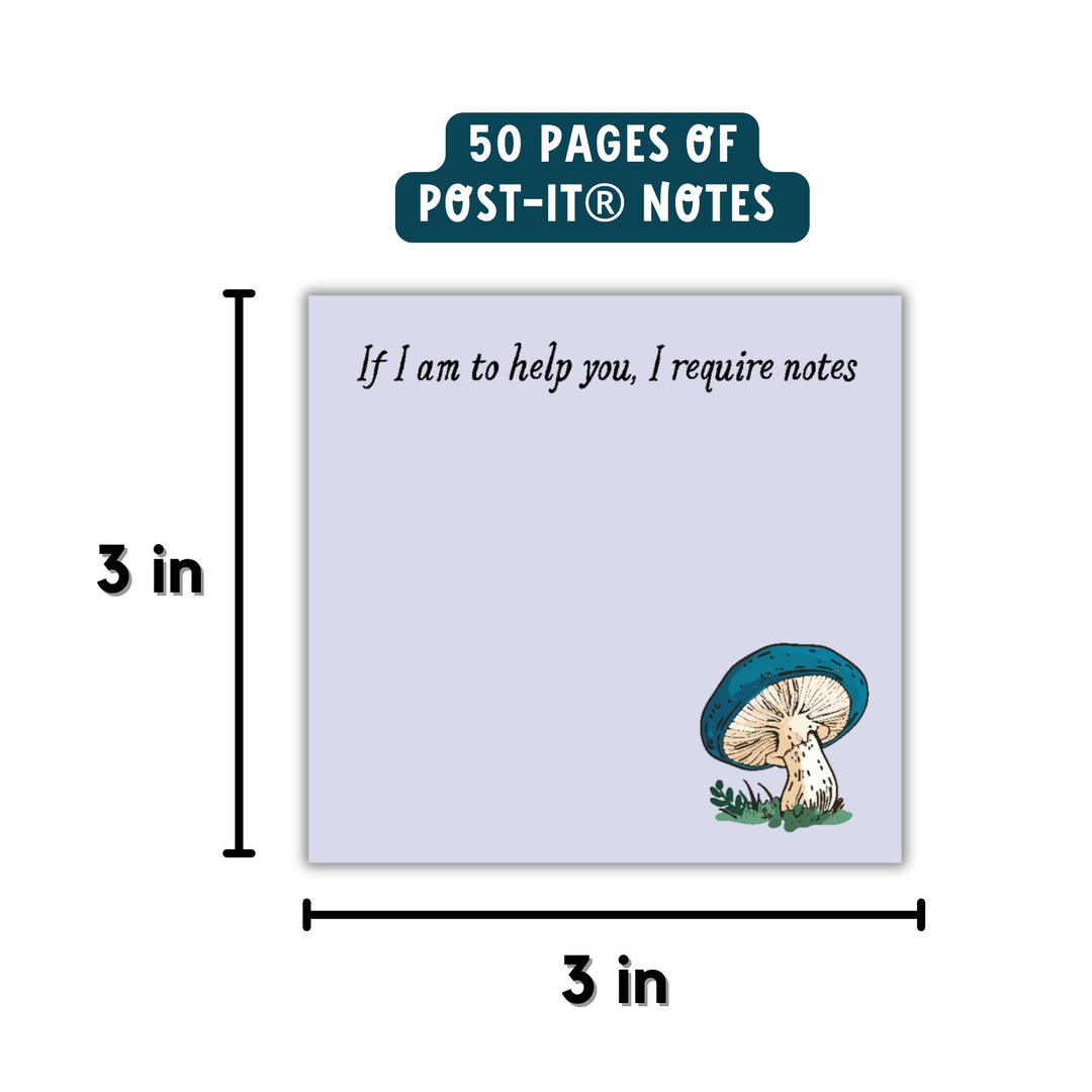I Require Notes Sticky Notes | Emily Wilde