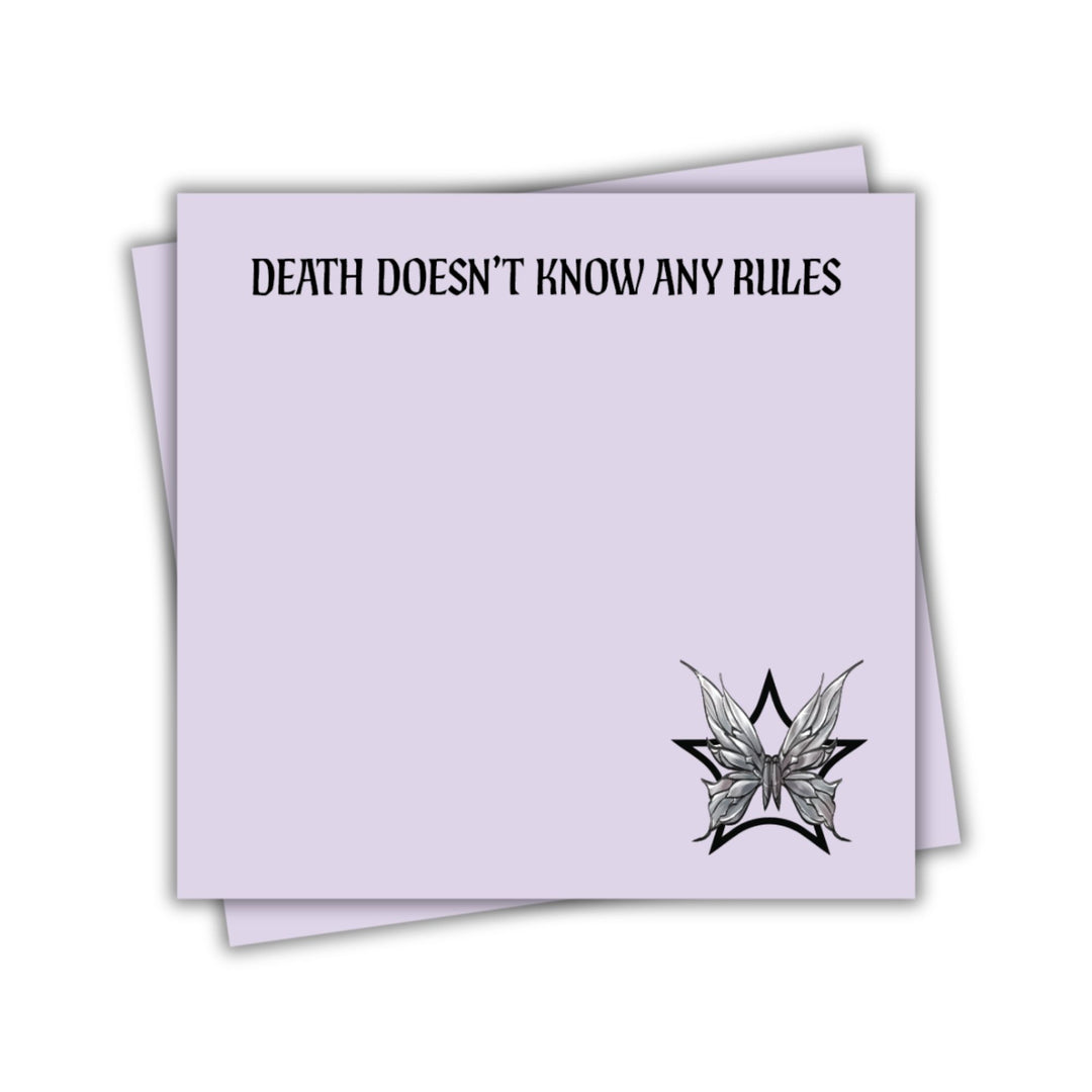 Death Doesn’t Know Rules Sticky Notes | The Games Gods Play