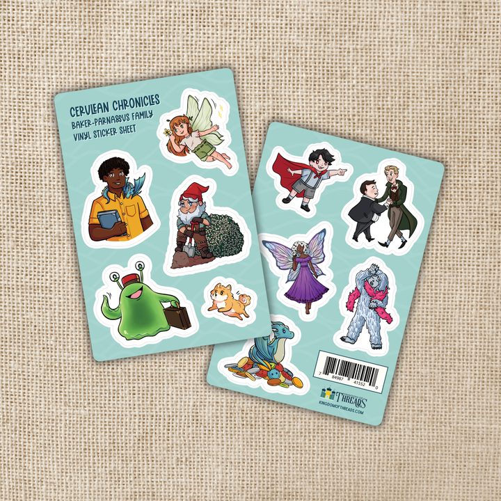The Baker-Parnassuses Sticker Sheet | House in the Cerulean Sea
