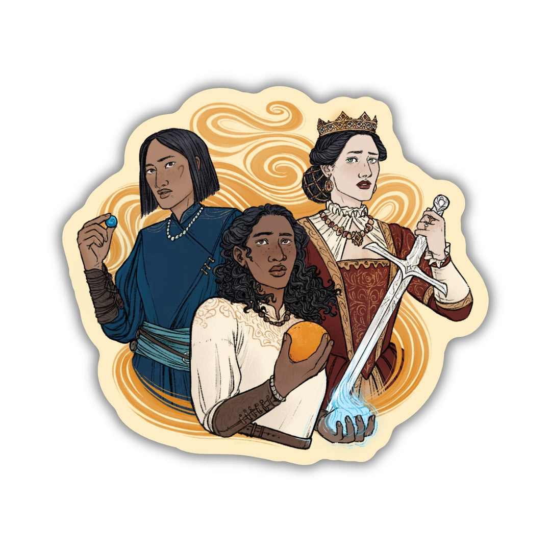 Ead, Sabran and Tané Sticker | Priory of the Orange Tree