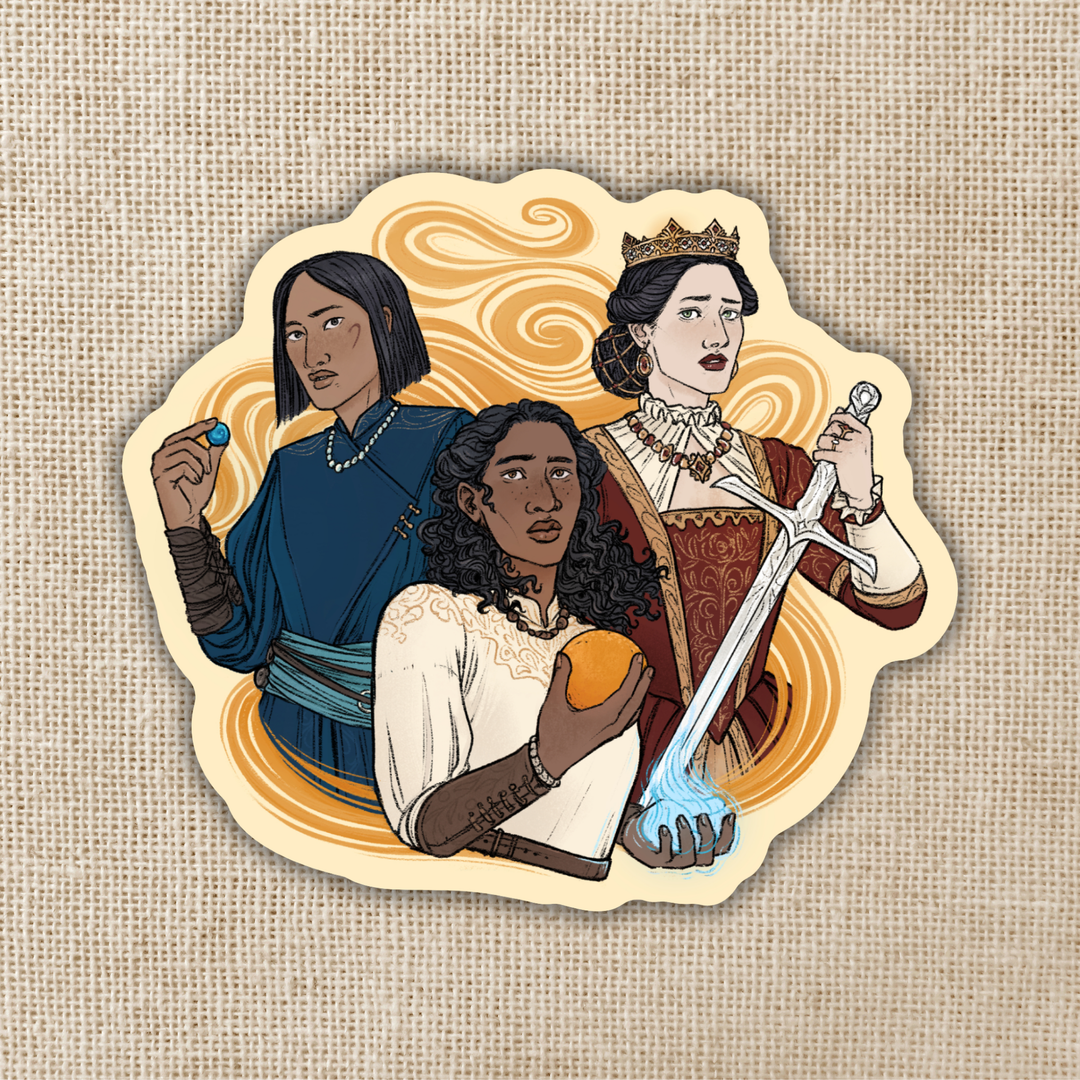 Ead, Sabran and Tané Sticker | Priory of the Orange Tree