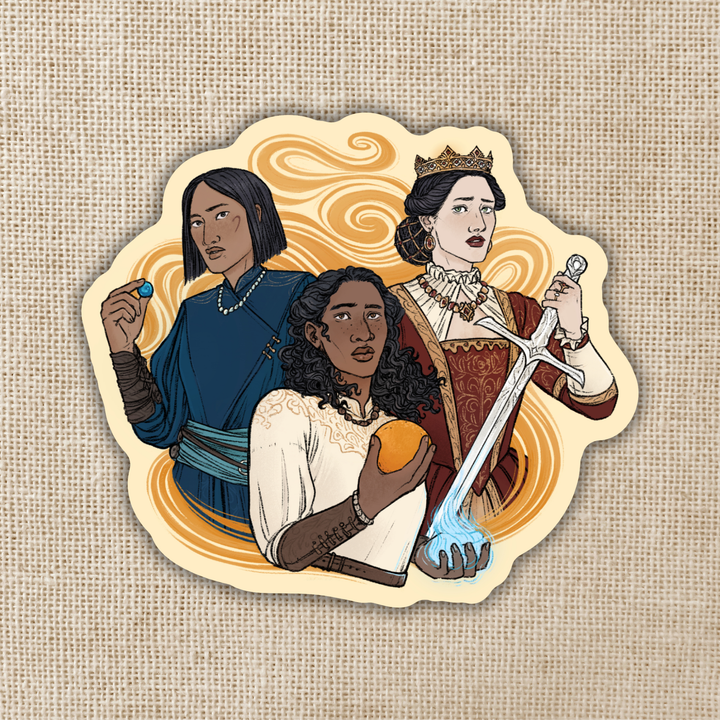 Ead, Sabran and Tané Sticker | Priory of the Orange Tree