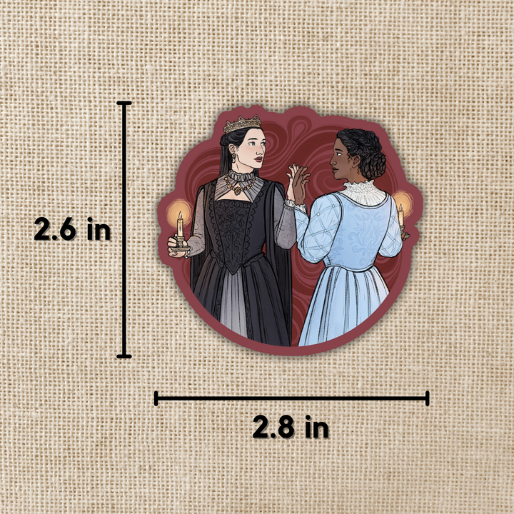 Ead & Sabran’s Candle Dance Sticker | Priory of the Orange Tree