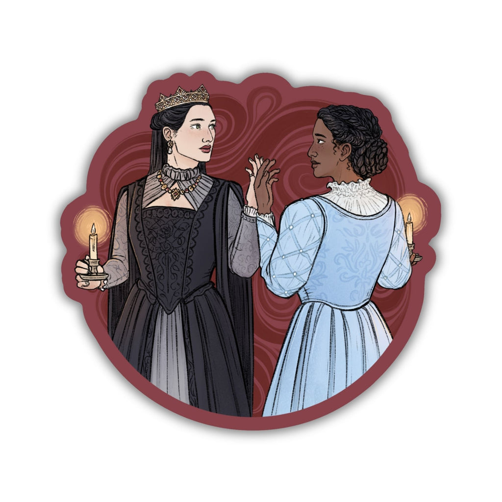 Ead & Sabran's Candle Dance Sticker - Priory of the Orange Tree