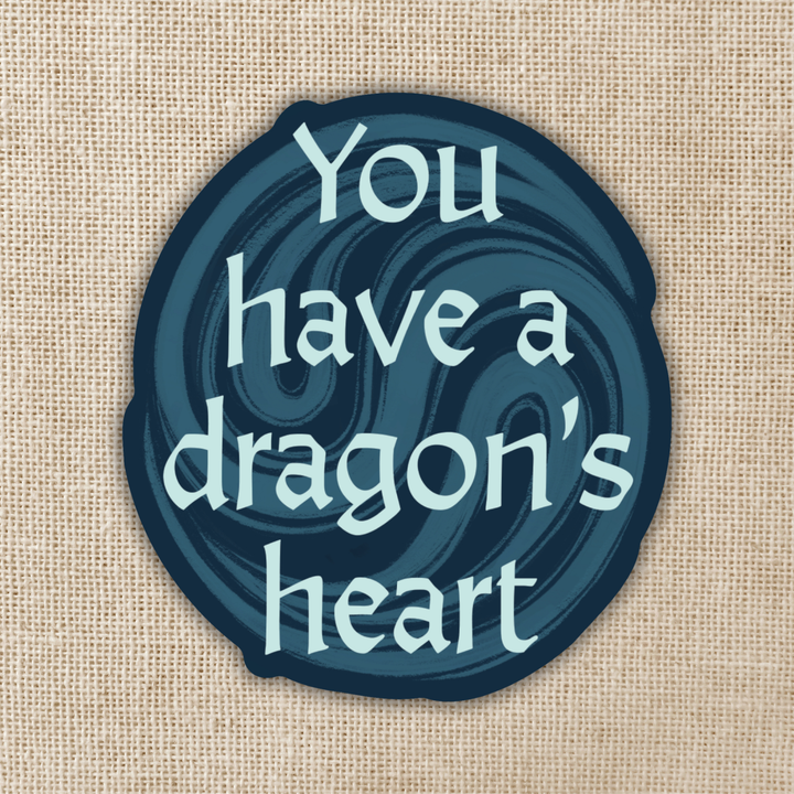 A Dragon’s Heart Sticker | Priory of the Orange Tree