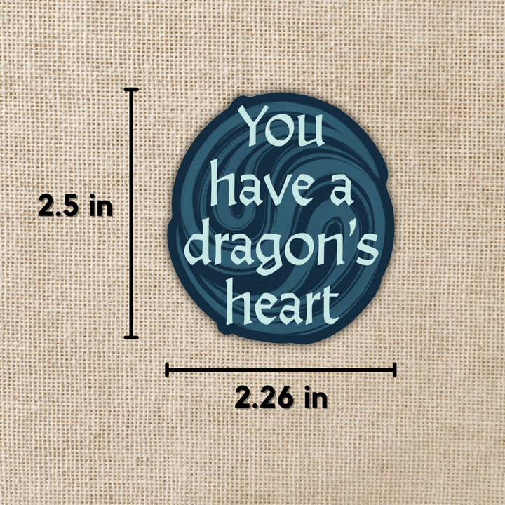 A Dragon’s Heart Sticker | Priory of the Orange Tree