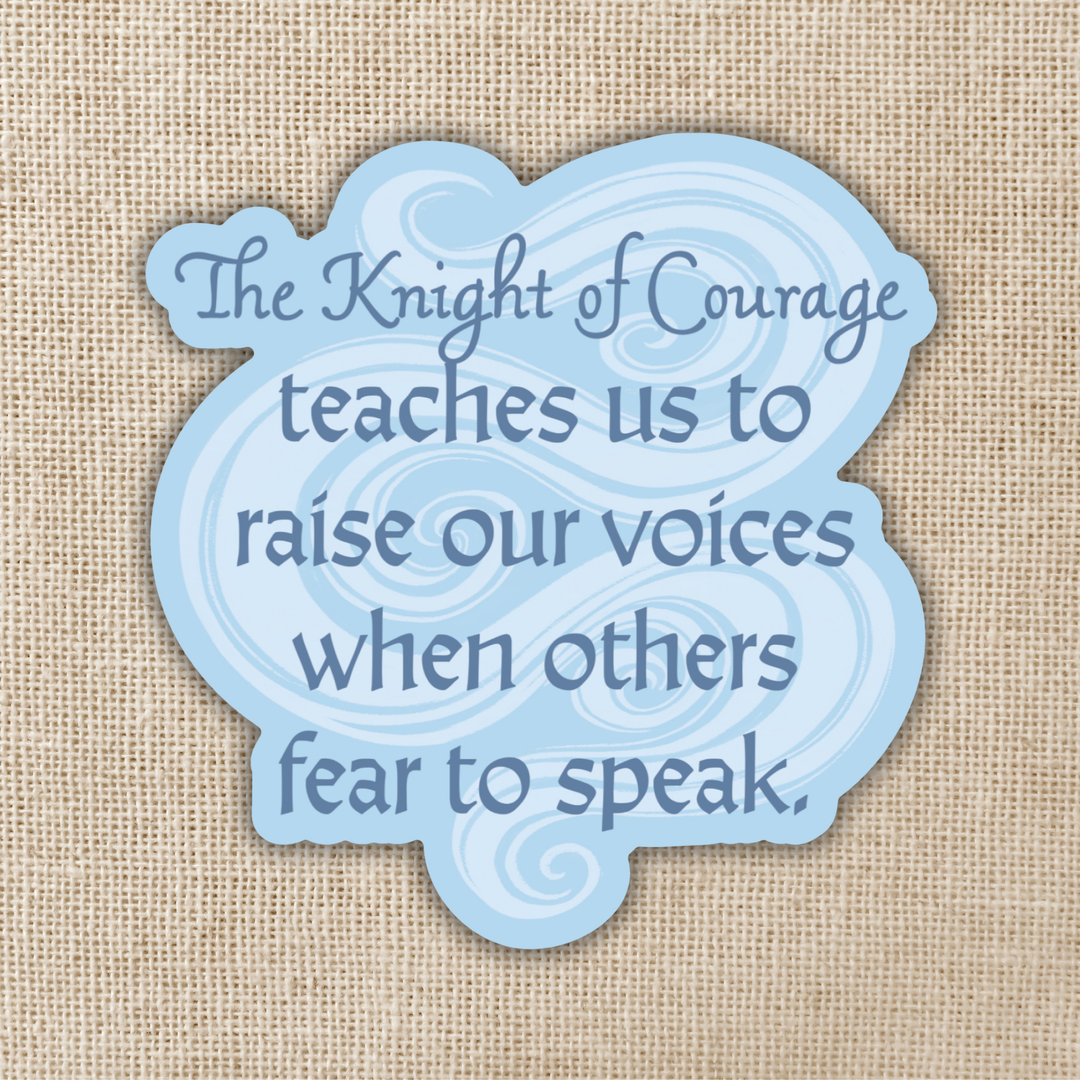 Knight of Courage Sticker | Priory of the Orange Tree