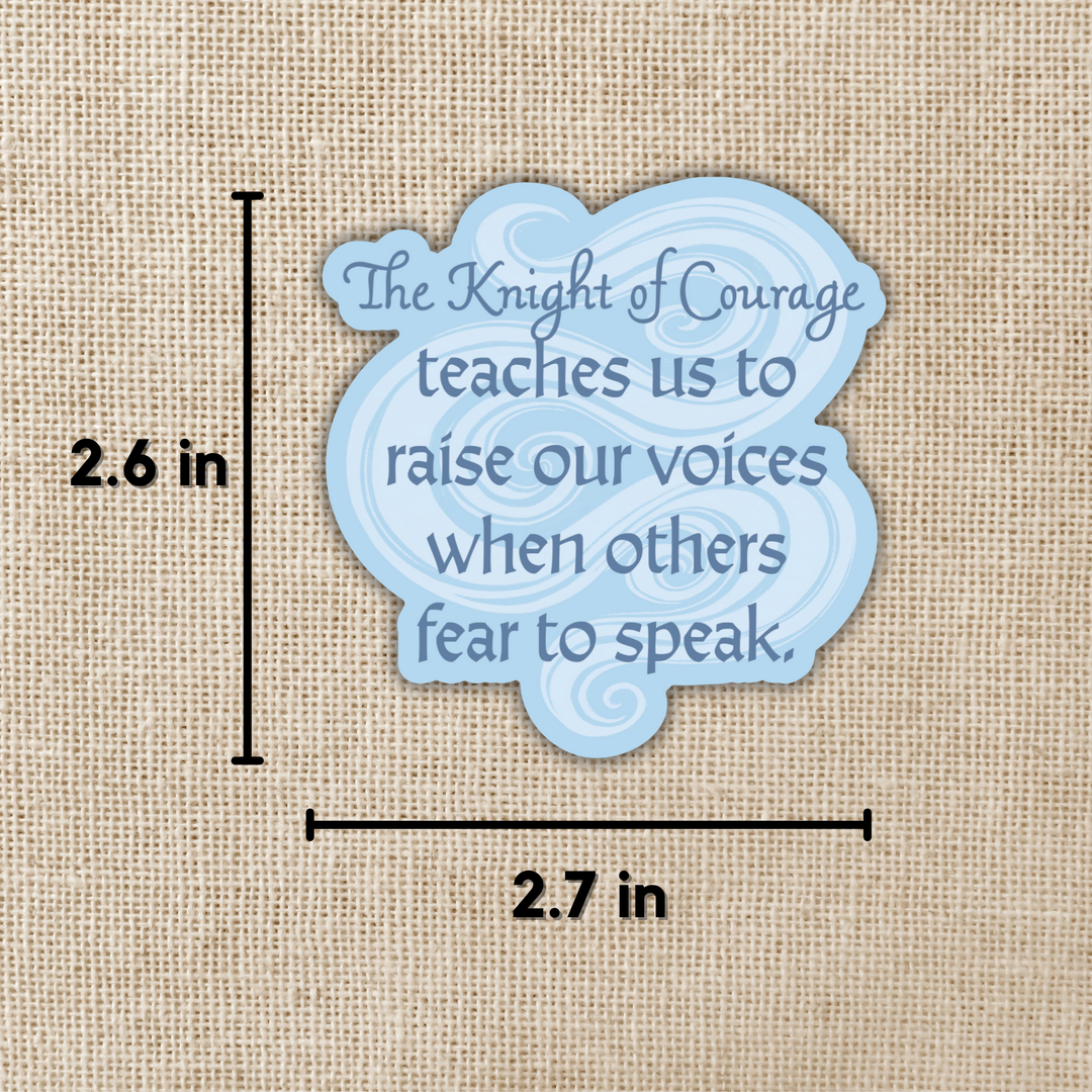 Knight of Courage Sticker | Priory of the Orange Tree