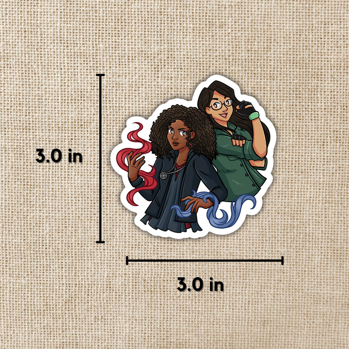 Bree & Alice Sticker | Legendborn