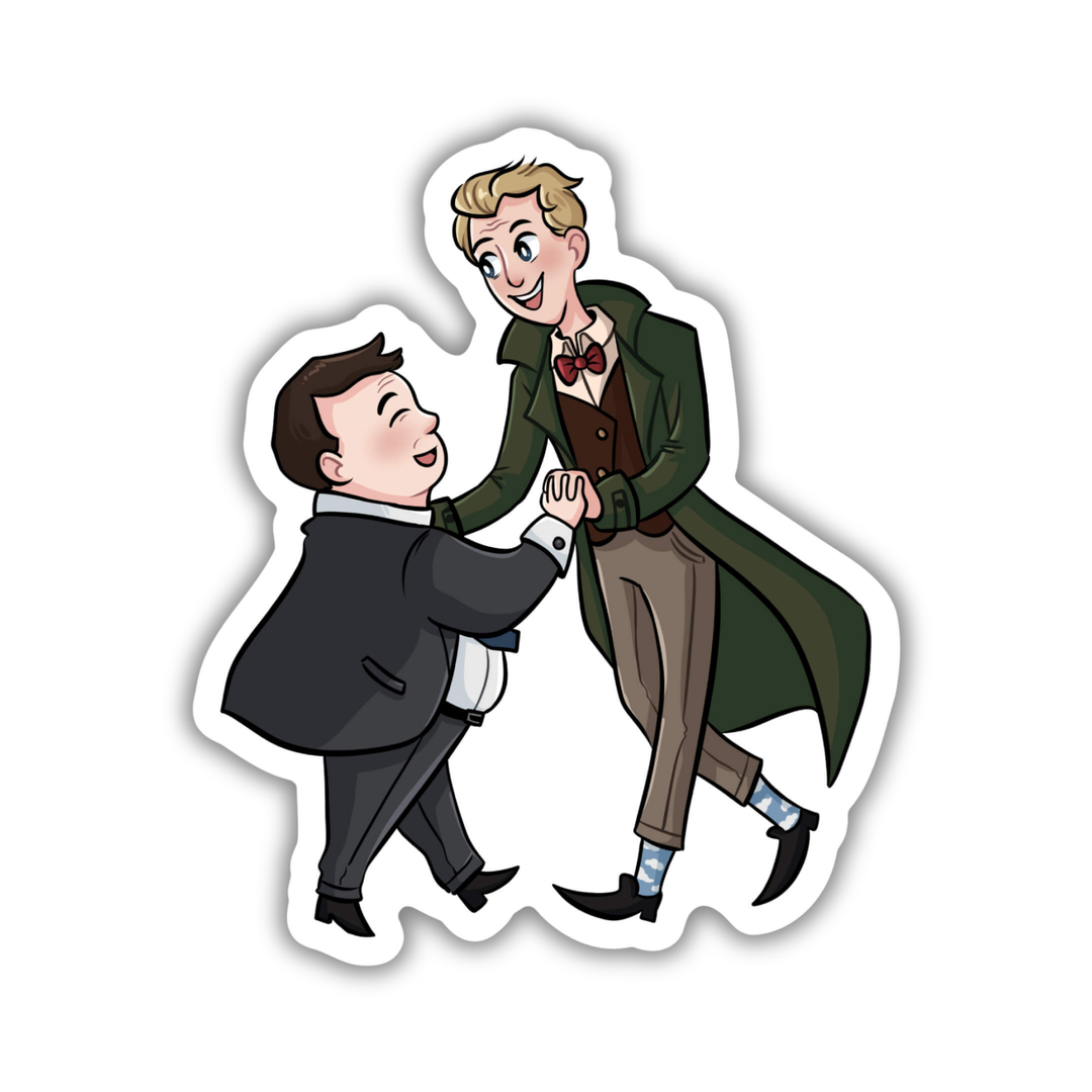 Arthur and Linus Dancing Sticker | House in the Cerulean Sea