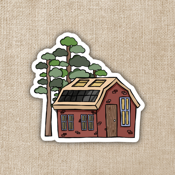 Brick Ground House Sticker | In The Lives of Puppets