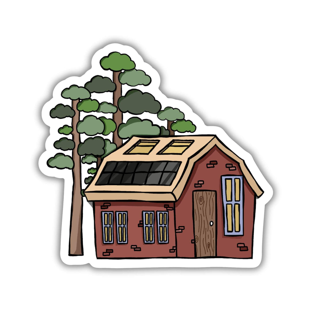Brick Ground House Sticker | In The Lives of Puppets