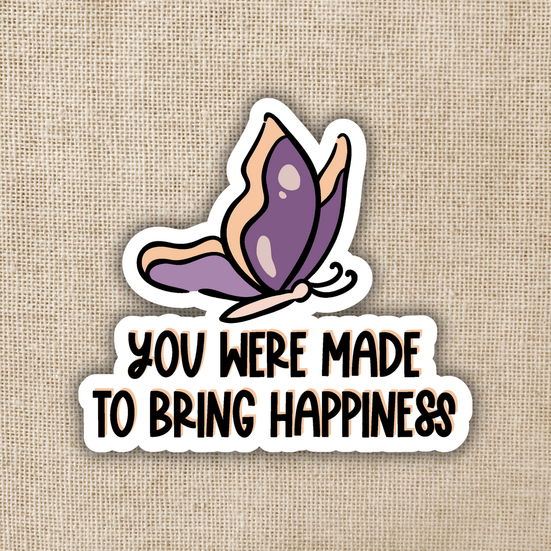 Made to Bring Happiness Sticker | In The Lives of Puppets