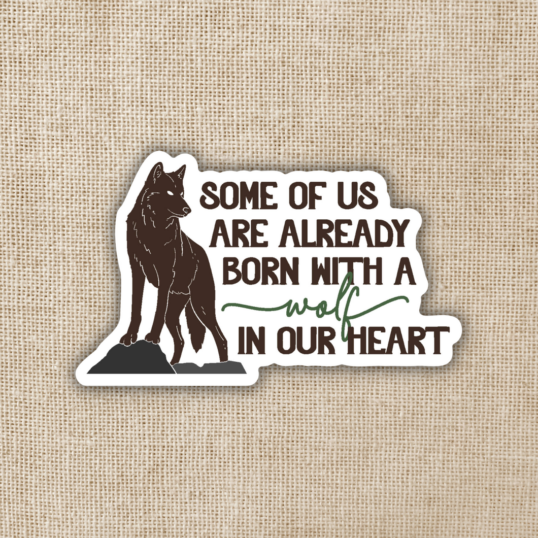 Wolf in Our Heart Sticker - TJ Klune, Green Creek