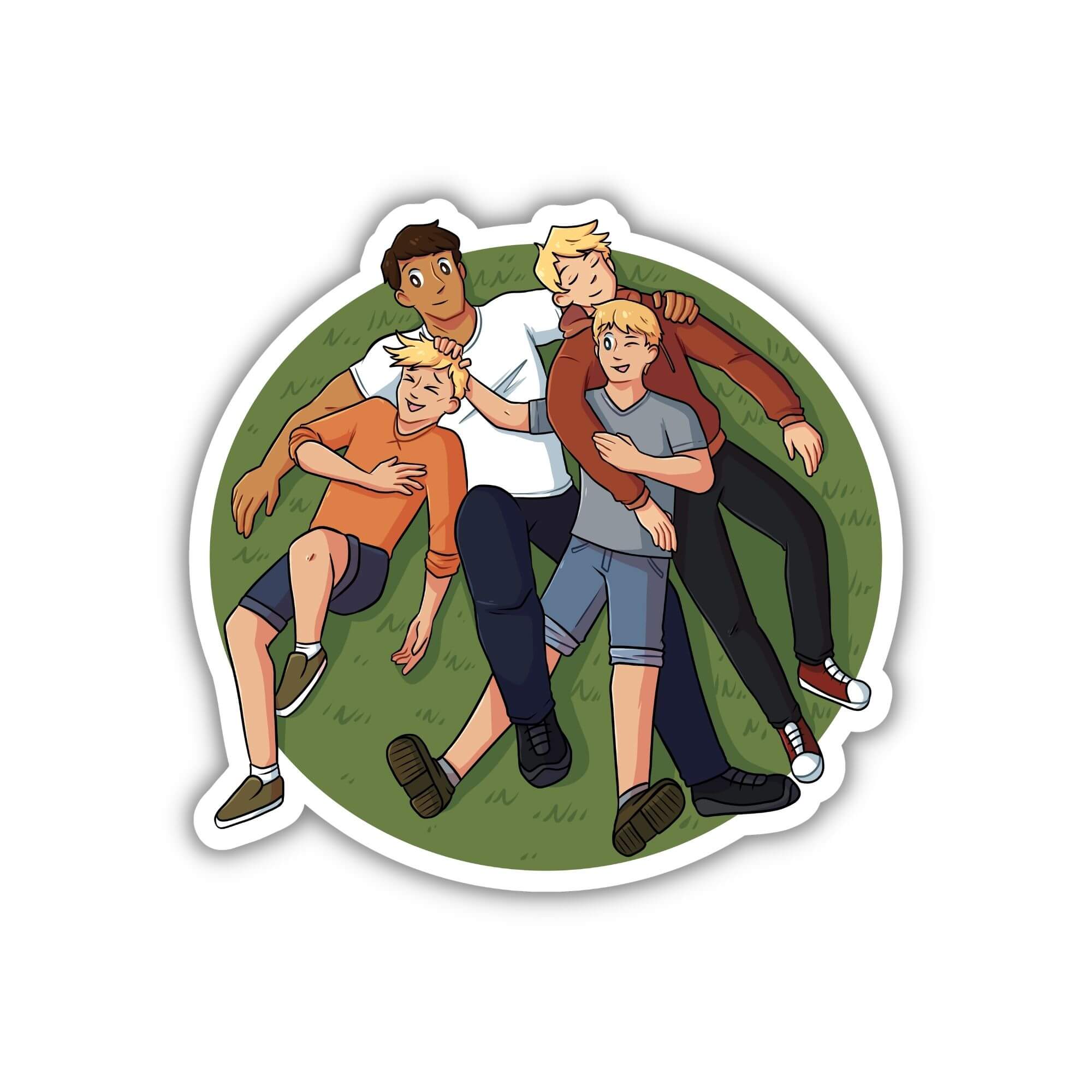 Ox, Joe, Carter & Kelly Sticker - TJ Klune, Green Creek | KoT