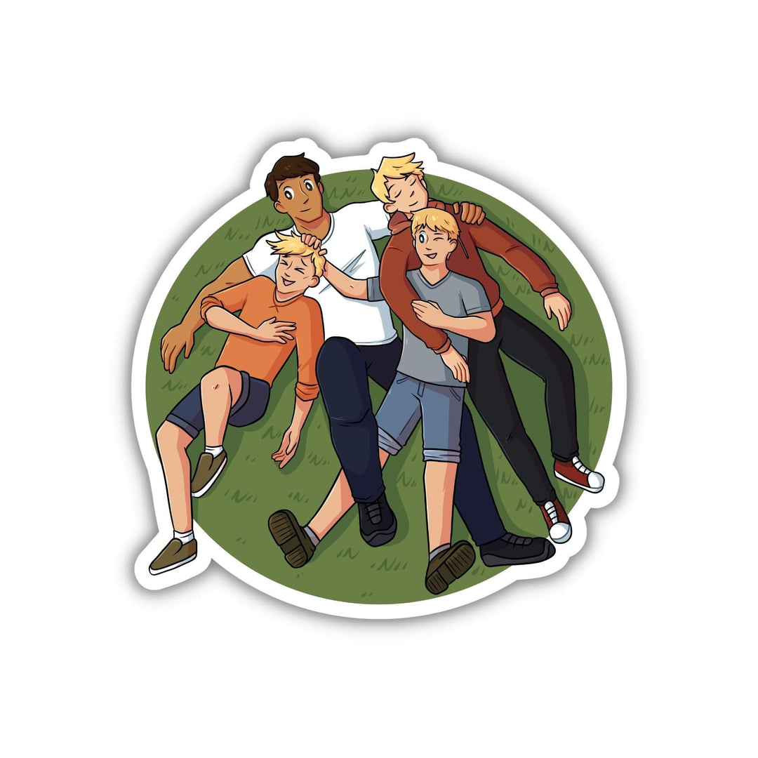 Ox, Joe, Carter & Kelly Sticker | Green Creek