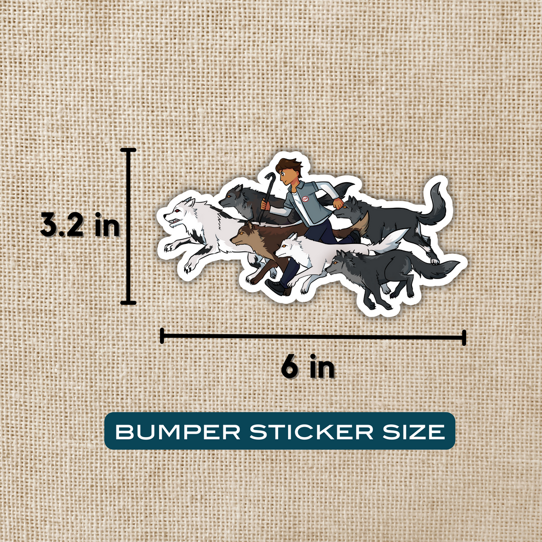 Bennett Wolf Pack Bumper Sticker - TJ Klune, Green Creek