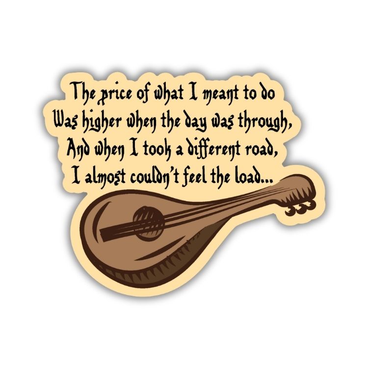 Pendry's Song and Lute Sticker | Legends & Lattes