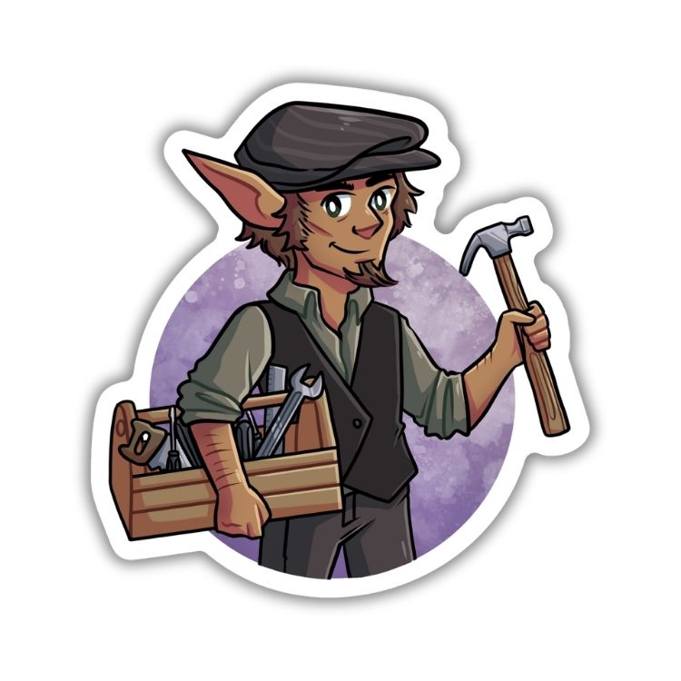 Cal Sticker | Legends & Lattes